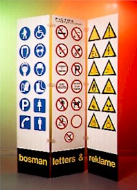 Bosman Letters en Reclame producten in beeld. 